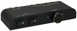 Microconnect MC-GEN-270 Audio-Switch Schwarz (Speaker Control 2 way - with Banana Connector, This - product is only approved for connection to loudspeaker outputsof audio - Warranty: 36M)