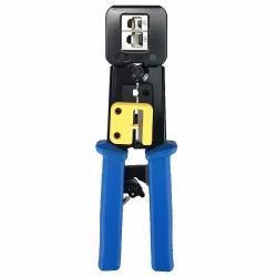 Microconnect KON033 Kabel-Crimper Crimpwerkzeug Schwarz (EasyConnect EZ-RJ45 Crimp Tool - Perfect for all installations - using Easy-Connect EZ connectors, with Built in wire cutter and strippers -...