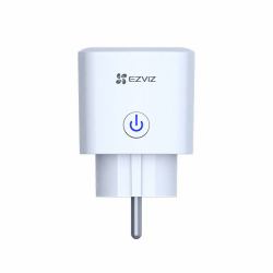 EZVIZ T30 Smart Plug 2300 W Haus Weiß (EZVIZ T30 WLAN Zwischenstecker, Smart Plug, 10A, 2300W, Wi-Fi, EZVIZ App Control, Timer, Einstellbare Helligkeit der LED-Anzeige, Alexa und Google Home kompa...