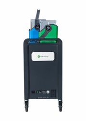 LocknCharge Carrier 20 Wagen zur Verwaltung tragbarer Geräte Schwarz, Blau, Grün, Metallisch (LOCKNCHARGE CARRIER 20 CHARGE - STATION 20 DEVICES BLACK)