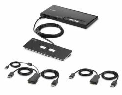 Linksys Belkin F1DN202MOD-PP-4 Tastatur/Video/Maus [KVM]-Switch Schwarz 