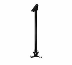 B-Tech BT899-FD Projektorhalterung Zimmerdecke Schwarz (Uni Projector Ceiling Mount - Fixed Drop Projector Ceiling - Mount with Micro-Adjustment, Ceiling, 25 kg, Black, 360Â°, -13 - 13Â°, 100 c...