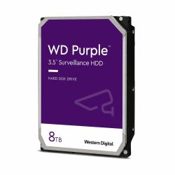 Western Digital WD Purple internal hard drive 8 TB 5640 RPM 128 MB 3.5" Serial ATA III (WD Purple 3.5" 8000 GB Serial - ATA III WD Purple, 3.5", 8000 - GB, 5640 RPM - Warranty: 36M)
