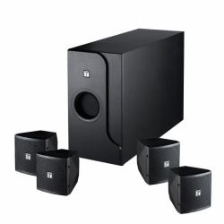 TOA BS-301B Lautsprecherset 160 W Universal Schwarz (BS-301B Compact Satellite Speaker System, 4 x satellites plus 1 x Sub, Black)