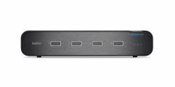 Belkin F1DN204KVM-UN-4 Tastatur/Video/Maus [KVM]-Switch Rack-Einbau Schwarz (4 PORTDUALHEADDP KVMSWITCHPP4 0)