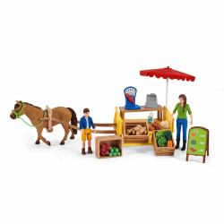 schleich FARM WORLD Sunny Day Mobile Farm Stand (Schleich Farm World - Sunny Day Mobile)