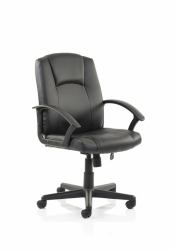 Dynamic EX000192 Büro- & Computerstuhl Gepolsterter Sitz Gepolsterte Rückenlehne (Dynamic Bella Executive Managers Chair Black Leather)