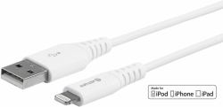 eSTUFF ES601004-BULK lightning cable 0.15 m White (Lightning Cable MFI 0,15m Whit - 8Pin Lightning - USB A Male - for Apple devices [C89 Chipset] 1 pc BULK packed in a poly bag. - Warranty: 60M)