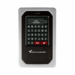DataLocker DL4 FE 15 TB USB Typ-C 3.2 Gen 1 [3.1 Gen 1] Aluminium, Schwarz (DataLocker DL4 FE 15.3TB USB-C / -A SSD)