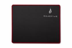 SureFire Silent Flight 320 Gaming-Mauspad Schwarz, Rot 