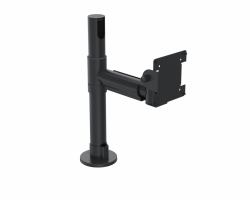 Ergonomic Solutions SpacePole POS SPV1104-FX-02 POS-System-Zubehör Schwarz Metall 12 kg 75 x 75 mm 100 x 100 mm (SPACEPOLE SCREEN MOUNT W/200MM - SWINGARM VESA 75/100 BLACK ESS.R)