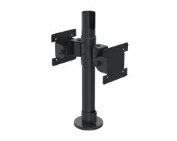 Ergonomic Solutions SpacePole POS SPV1103-FX-02 POS-System-Zubehör POS-Halterung Schwarz Metall 75 x 75 mm 100 x 100 mm (BACK TO BACK BLACK - )