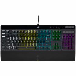 Corsair K55 RGB PRO Tastatur Gaming USB QWERTY UK Englisch Schwarz 