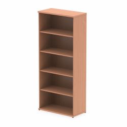 Dynamic I000052 Bücherregal für Büros (Dynamic Impulse 2000mm Bookcase Beech)