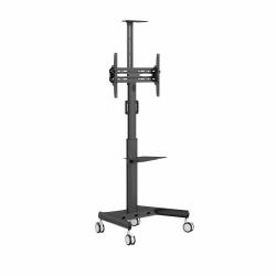 Vivolink VLFS3266C TV-Halterung 165,1 cm [65"] Schwarz (Mobile stand upto VESA - 600x400 w/camera shelf . - Warranty: 144M)