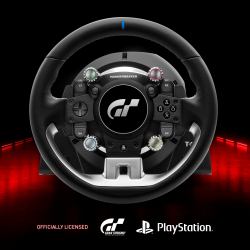 Thrustmaster T-GT II Volant + pedalier 4160823 Schwarz, Satinierter Stahl USB Lenkrad + Pedale PC, PlayStation 4, PlayStation 5 (ThrustMaster T-GT II - rat og pedalsÃ¦t)