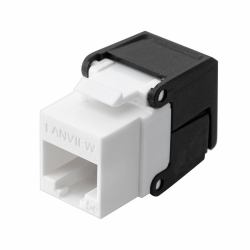 Lanview LVN128076 Keystone-Modul (Cat5e Unshielded flip jack - keystone - Warranty: 60M)