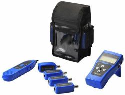 Lanview LVN127693 Netzwerkkabel-Tester Verdrilltes Doppelkabelprüfgerät Schwarz (Network cable tester with 8 x - RJ45/BNC probes and tracer - Warranty: 300M)