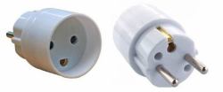 Microconnect GRUDKSCH Steckdose Typ F Weiß (Power Plug Converter, DK to - Schuko F-M 230V 16A - Warranty: 300M)