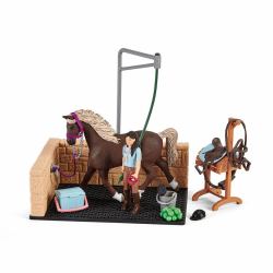 schleich HORSE CLUB Washing Area with Emily & Luna (schleich HORSE CLUB 42438 legetÃ¸jssÃ¦t)