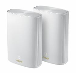 ASUS ZenWiFi AX Hybrid [XP4] Dual-Band [2,4 GHz/5 GHz] Wi-Fi 6 [802.11ax] Weiß 2 Intern (ASUS ZENWIFI XP4 MESH WIFI 6 AX1800 2PK)