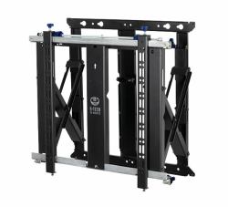 B-Tech BT8312 177,8 cm [70"] Schwarz (Ultra-Slim Pop-In, Pop-Out - Videowall Mount with - Micro-Adjustment [VESA 600 x 400] - Warranty: 60M)