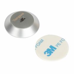 Targus ASP001GLX Kabelschlosszubehör Teller Silber 1 Stück[e] (Targus - Sicherheitsschlossadapter - Silber)