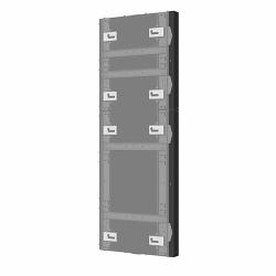 Chief TILSC2HIFH Videowand-Display-Zubehör Schwarz (Chief 2 High LED Side Covers for Samsung IFH Series)