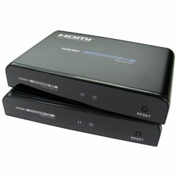 Cables Direct HD-EX345-120A Audio-/Video-Leistungsverstärker AV-Sender & -Empfänger Schwarz (CDL 120mHDMI Ext over 1xCAT 5E LLO)