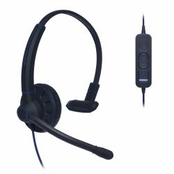JPL Commander-1 V2 Headset Wired Head-band Office/Call center USB Type-A Black, Blue 