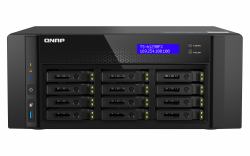 QNAP TS-h1290FX NAS Tower EPYC 7232P 64 GB DDR4 0 TB QuTS hero Schwarz (QNAP TS-h1290FX - NAS-server)