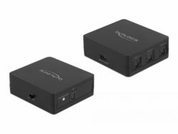 DeLOCK S/PDIF TOSLINK Splitter 1 In 3 Out mit USB Stromversorgung (Delock - audiodeler - 3 porte)