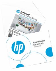 HP Advanced Photo Paper, Glossy, 65 lb, 5 x 5 in. [127 x 127 mm], 20 sheets (HP ADVANCED PHOTO PAPER GLOSS [5X5)