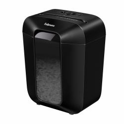 Fellowes LX Series Paper Shredder LX50 9 Sheet Cross Cut Shredder with 17 Litre Bin High Security P4 Black (Powershred LX50 Shredder [Cross Cut] 230v UK)