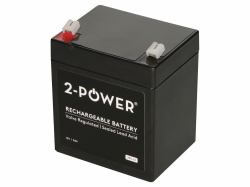 2-Power 2P5-12 USV-Batterie Plombierte Bleisäure [VRLA] 12 V 5 Ah (2-Power 12V 5Ah VRLA Security Battery)