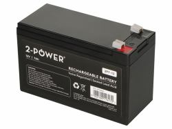 2-Power 2P7-12 USV-Batterie Plombierte Bleisäure [VRLA] 12 V 7 Ah (2-Power 12V 7Ah VRLA Battery)