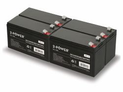 2-Power BUN0246A USV-Batterie Plombierte Bleisäure [VRLA] 12 V 9 Ah (Replacement Battery Kit [Cells Only])