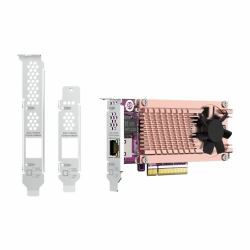 QNAP QM2 CARD Schnittstellenkarte/Adapter Eingebaut PCIe (QM2 series 2 x PCIe 2280 M.2 SSD slots PCIe Gen3 x 8 1 x AQC113C 10GbE NBASE-T port)