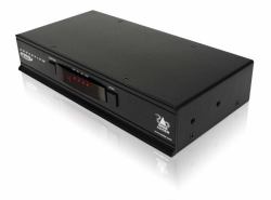 ADDER ADDERView Pro DisplayPort Tastatur/Video/Maus [KVM]-Switch Rack-Einbau Schwarz 