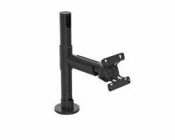 Ergonomic Solutions SpacePole POS SPV1304-02 POS-System-Zubehör POS-Halterung Schwarz Metall 12 kg 75 x 75 mm 100 x 100 mm (SPACEPOLE ARC VESA 75/100 MOUNT - WITH 200MM SWINGARM)