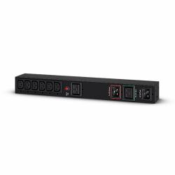 CyberPower MBP20HVIEC6A Maintenance Bypass PDU Rack 1U, Eingang 16A- [1] IEC C19 + [2] IEC C20, Ausgang 16A- [6] IEC C13 + [1] IEC C19 für OL + OLSA Rackmount (MAINTENANCE BY-PASS IEC OUTLET)
