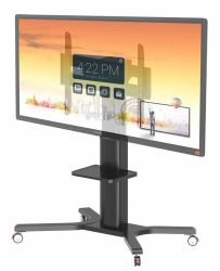 Peerless PR598-M Flachbildschirm-Tischhalterung 2,49 m [98"] Flur Schwarz 
