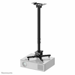 Neomounts CL25-550BL1 Beamer Deckenhalterung - H 74,5-114,5 cm - einfache Installation - volle Bewegung (NEWSTAR PROJECTOR CEILING MOUNT - [HEIGHT ADJUSTABLE: 74-114 CM] B)