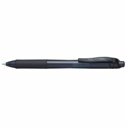 Pentel Energel X 1.0 Anklippbarer versenkbarer Stift Schwarz 1 Stück[e] (Pentel EnerGel X Gel Retractable Rollerball Pen 1.0mm Tip Black Pack of 12)