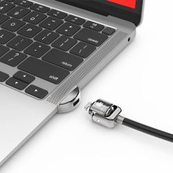 Compulocks MACBOOK AIR T-SLOT LEDGE LOCK ADAPTER WITH KEYED CABLE LOCK Antivirus-Sicherheit 