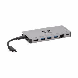 Eaton Tripp Lite U442-DOCK5D-GY USB-C Dock – 4K HDMI, USB 3.x [5 Gbps], USB-A/C Nabenanschlüss...