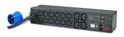 APC Rack-Stromverteiler, Metered, 2 HE, 32 A, 230 V, [12] C13 & [4] C19 (MTRD RCK PDU 2U 1PH 7.4KW 230V 32A)