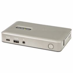 StarTech.com USB C Dock - USB-C to DisplayPort 4K 30Hz or VGA - 65W USB Power Delivery Charging -...