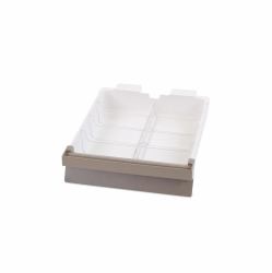 Ergotron 98-599-030 Multimedia Rollwagen-Zubehör Grau, Weiß Schublade (CAREFIT PRO DOUBLE REPLACEMENT - DRAWER.SNW)