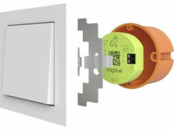 frogRelay2-2 - frogRelay2-2, Switching - actuator, DIN rail-mounted, 2 channels, 2400 MHz, 30 m, IP20 - Warranty: 48M